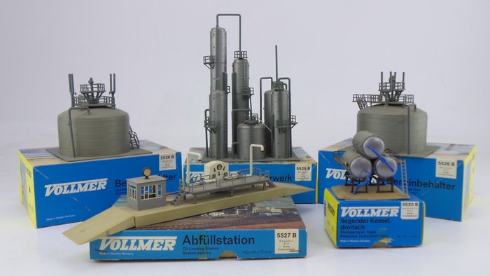 Vollmer Maquette réservoirs raffinerie hydrocarbure Vollmer 5525 Ho 