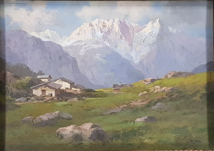 Leonardo Roda (1868-1933) - Paesaggio 