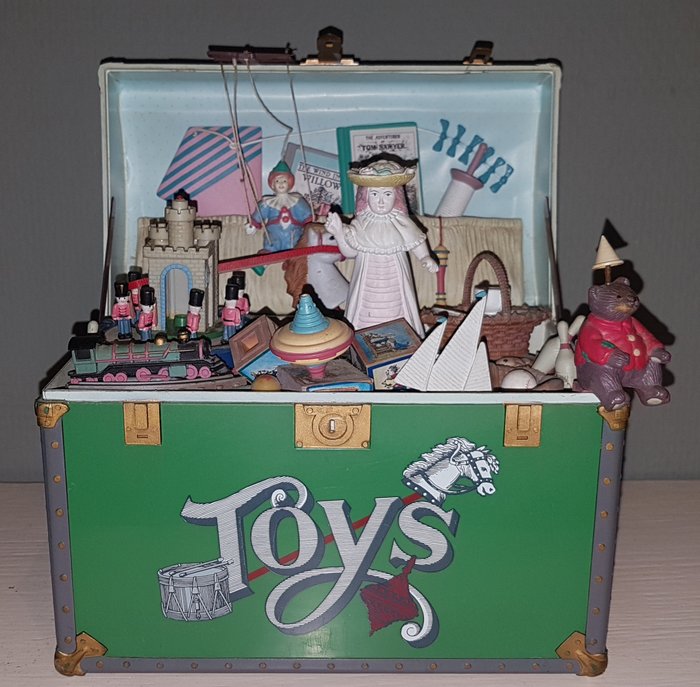 Caixa de música vintage Enesco "Toy Symphony" - .