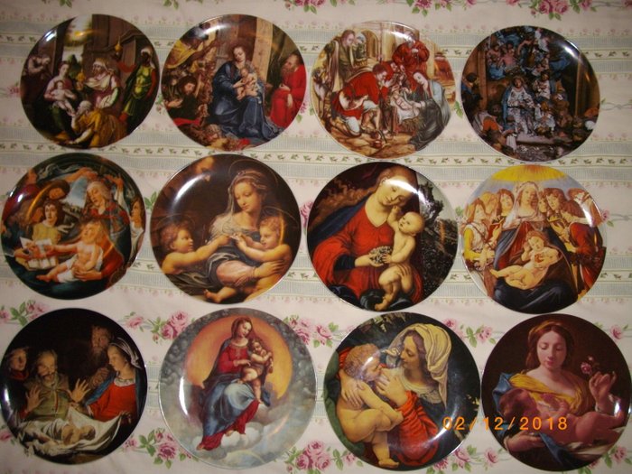 Vista Alegre - Plates - Collection of 12 - Porcelain