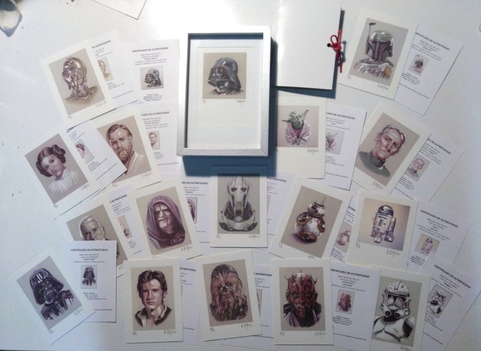 Miguel Ángel Alfaro Rey - Star Wars - Lithography - Set of 17 prints - Limited Edition P/A