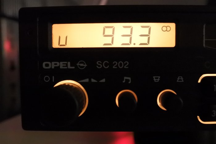 Radio de coche clásica - Blaupunkt Opel SC 202/B - 1988-1990 