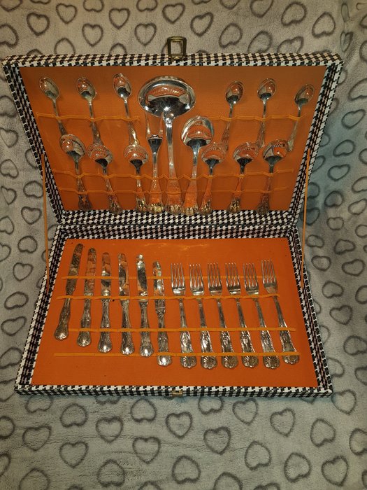 cutlery - Complete collection - arg.800 - Italy - 1960