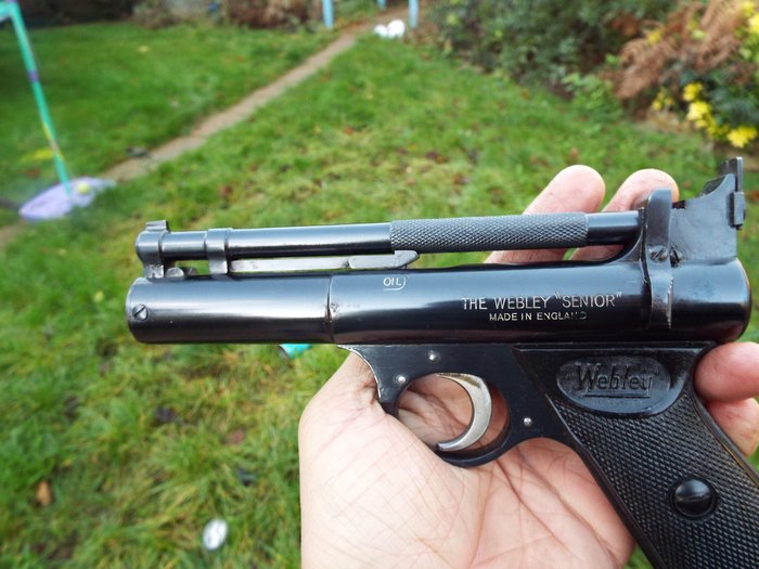 Regno Unito - Webley & Scott, Ltd. - Rare 1940's  Senior Pistol - Spring-Piston - Pistola ad aria compressa - .22 BB Cal