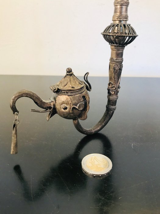 Opium pipe - Hill Tribe Lisu - Thailand-20th century - Copper
