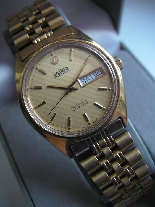 Roamer - classic - automatic - 25 Jewels - 700637 - Herren - 1980-1989
