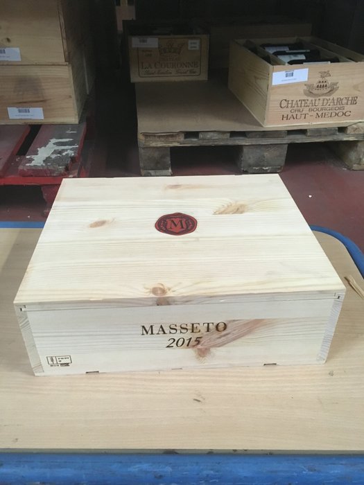2015 Tenuta dell'Ornellaia Masseto  - Toscana IGT - 3 Flaschen (0,75 l)