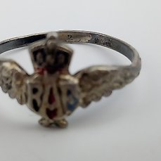 Trench Art Ring Royal Air Force Eagle