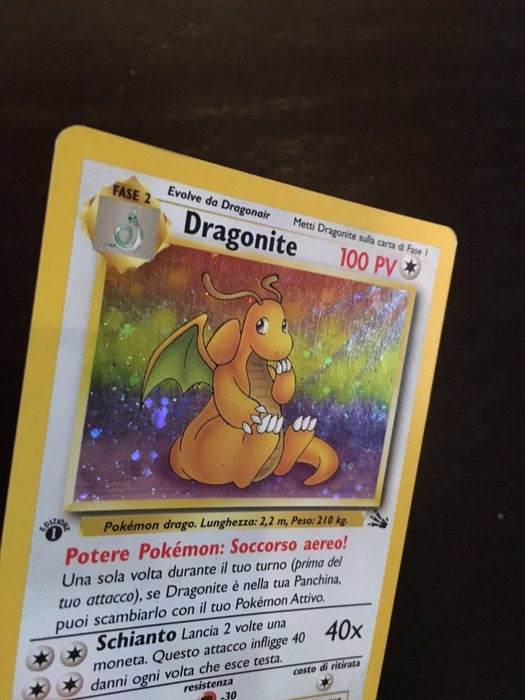 The Pokémon Company - Pokémon - Plaatje Dragonite - Fossil - Catawiki
