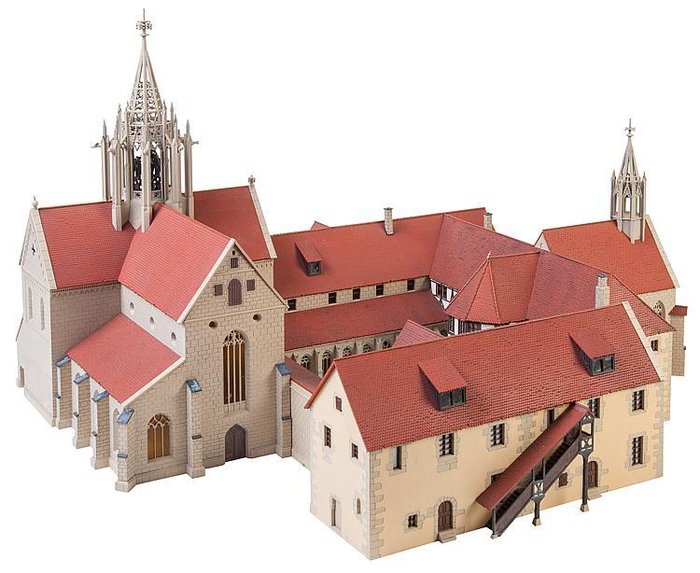 Faller H0 - 130816 - cutie de construcții - Mănăstirea Bebenhausen (completă, neconstruită)
