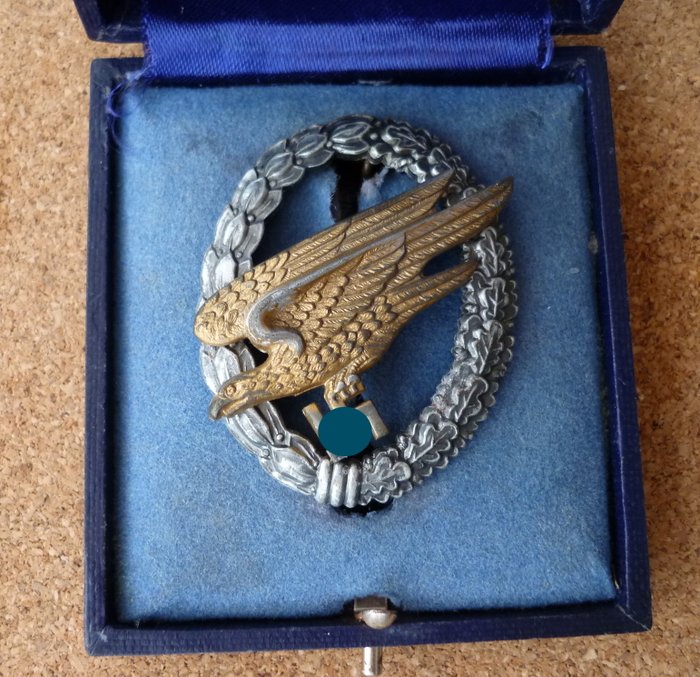 Deutschland - Fallschirmjäger - Auszeichnung, Medallie, Plakette - 1942