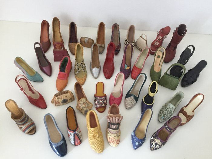 Miniature shoe collection