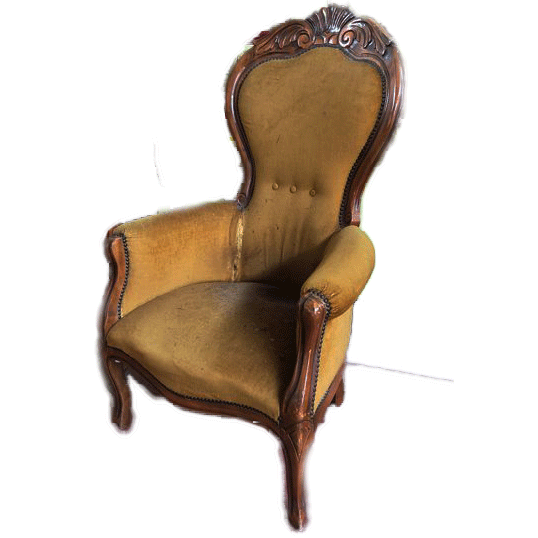 Armchair in Louis Philippe style - Italy, mid 19th century