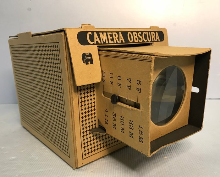 Camera Obscura / oud speelgoed / bouwpakket / Jumbo / 1978