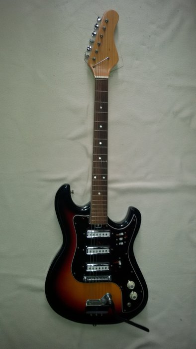 Teisco Del Rey ET 311 vintage electric guitar, Japan built 1969
