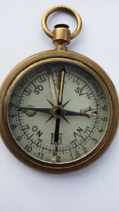 L'Abée-Lunds Patent - Uhr-Kompas - Compass, ca. 1922-1930