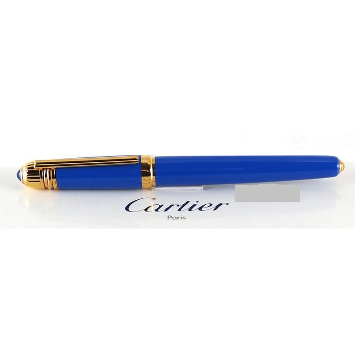 cartier pen blue