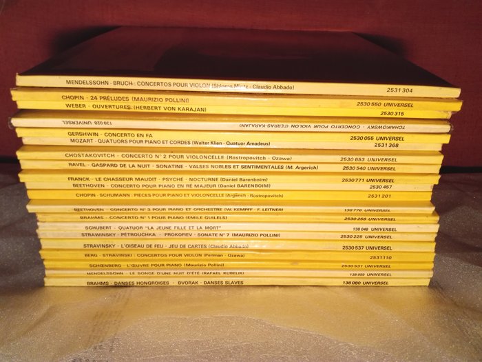 12)Lot of 20 Deutsche Grammophon collection prestige with double cover 