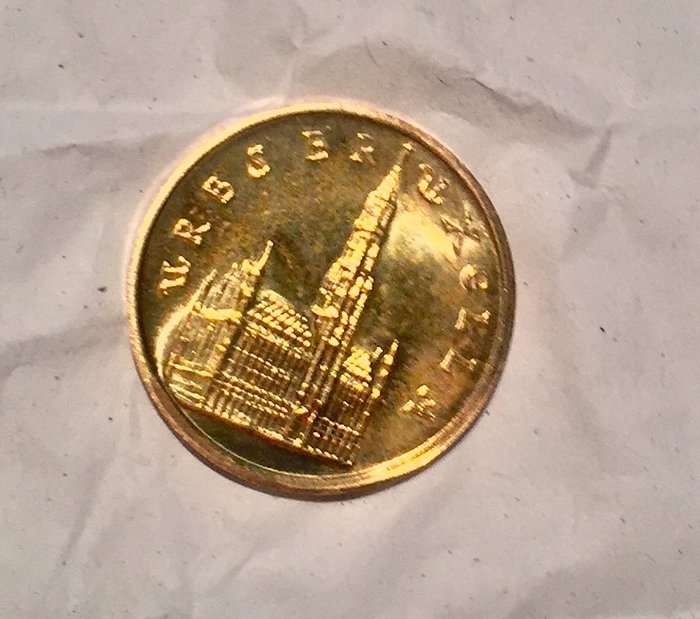 Belgium, Brussels – Medal – 1000 years Bruxelles 979 -1979  gold