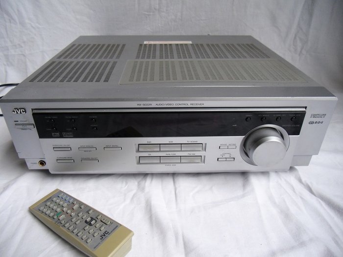 Audio video control receiver JVS RX - 5022R inclusief afstandsbediening en 3 sony speakers