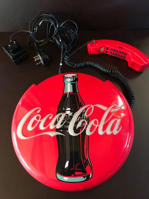 Large, original Coca Cola telephone