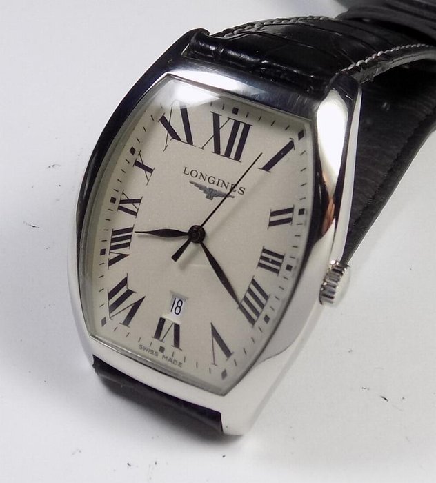 Longines - Evidenza - Tonneau Wristwatch - L2.655.4 - Men - 2000-2010