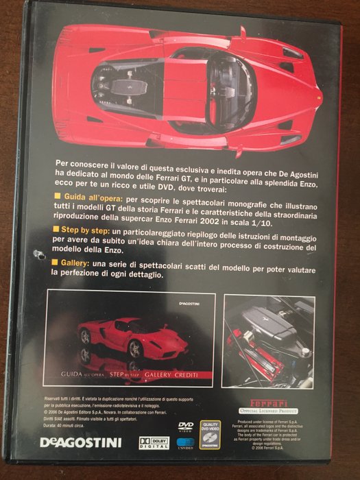 Full Kits Deagostini Ferrari Enzo 1/10 car model assembled Parts # 5215CMC043 