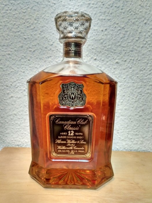 Canadian Club Classic 12 Year Old - 1979 -  1Litre