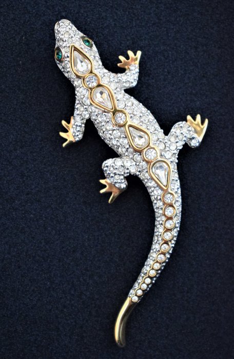 Swarovski Jewels - Vintage “Lizard” brooch, first Animals collection