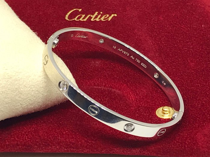 Cartier - Love bracelet in white gold 