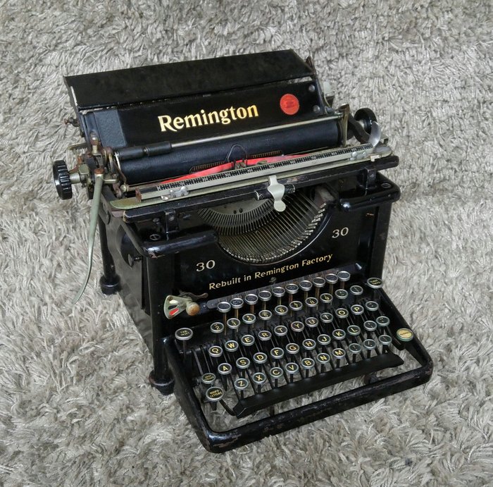 Remington 30 - Antique Typewriter - USA - 1939