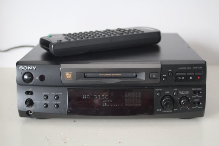 Sony MDS-S38 Stereo Minidisc recorder