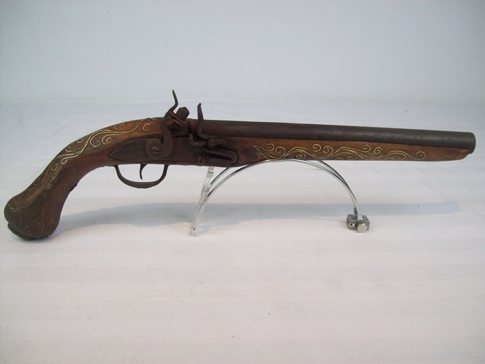 Ottoman flintlock pistol Ottoman ca. 1750
