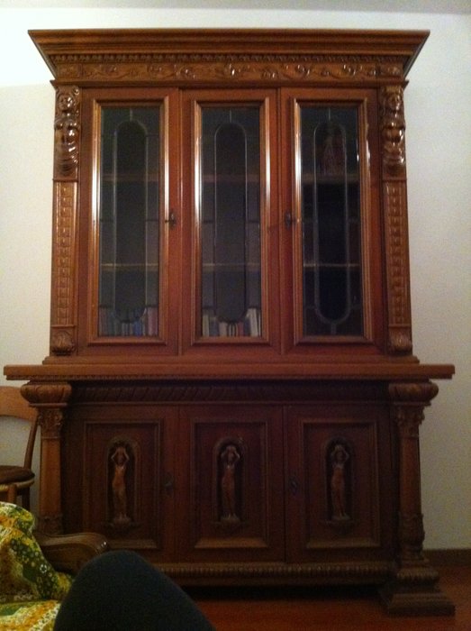 Cabinet Spanish Style Piece Of Furniture With A Three Door