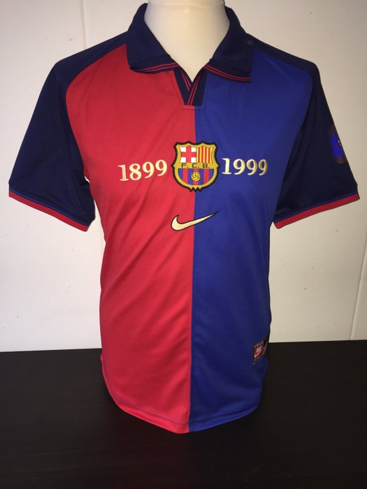 Antagonist liter Depressie Carles Puyol - FC Barcelona - Centenary shirt 1999/2000. - Catawiki