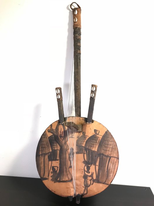 African Kora chordophones -10 strings - GAMBIA - West Africa - first half of the 20th century