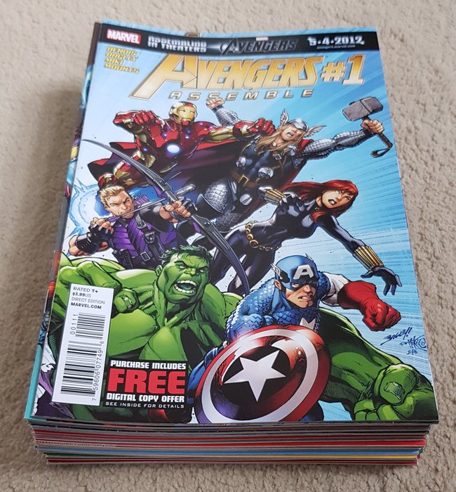 60 x 40/0.75 Deep Avengers Canvas Print by Marvel Comics iCanvasART 3 Piece Avengers Assmeble Geometric