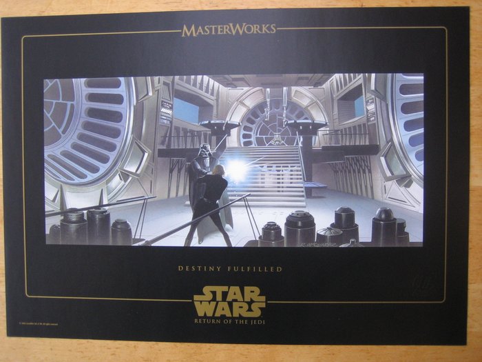 star wars masterworks lithographic print collection