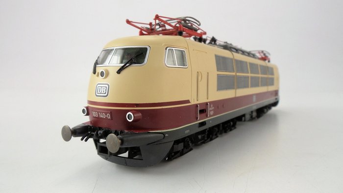 Roco H0 - 43839 - Ηλεκτρική μηχανή τρένου - BR 103 in TEE kleuren en korte cabine - DB