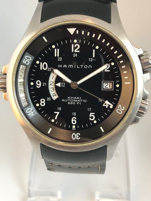 Hamilton - Khaki Navy GMT - H776150 - Men - 2011-present