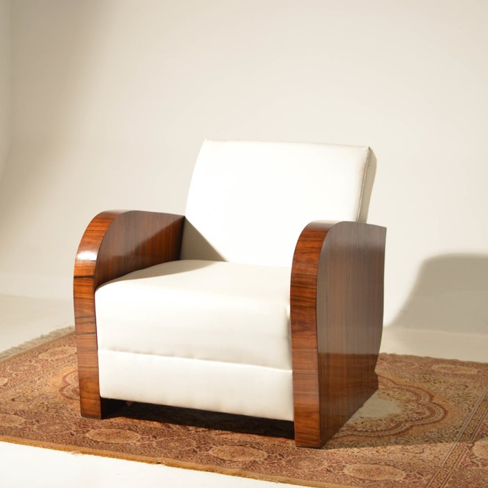 Art Deco armchair - rosewood