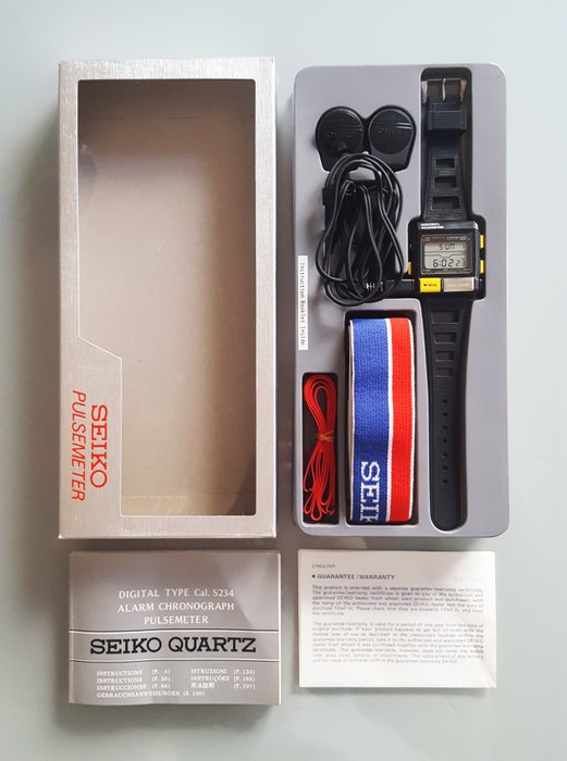 Seiko - S234 Pulsemeter (Alien Watch) - Unisex - 1980-1989