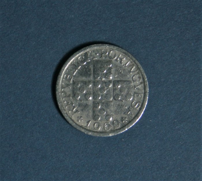 Portugal Republic -10 Centavos – 1969 – Aluminium – Rare