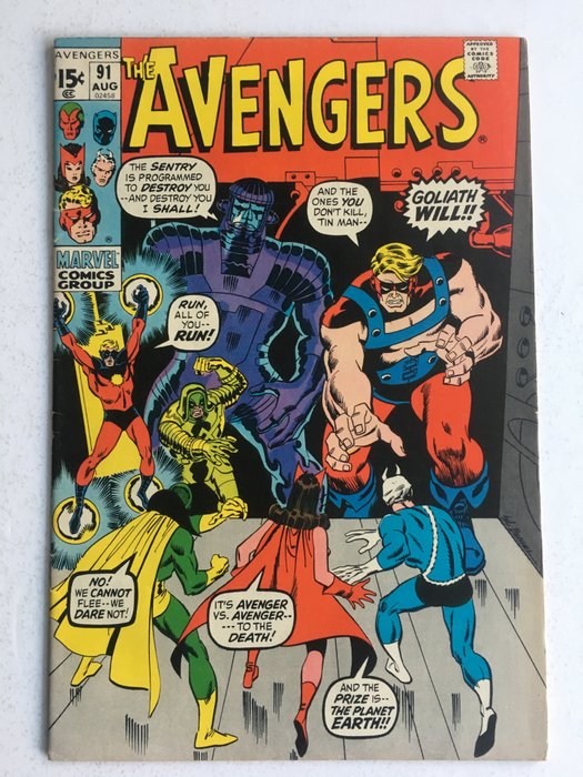 Marvel Comics - The Avengers #91 - 1x sc - (1971) - Catawiki