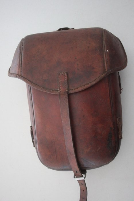 Cavalry Saddle Bag, German Wehrmacht - WW2, Stamped
