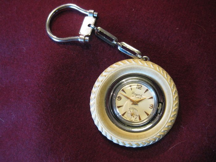 Keyring - Watch branded Pingard Switzerland - vintage