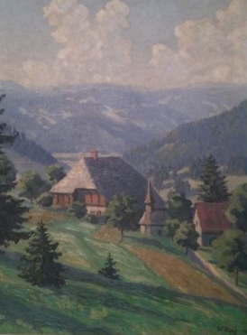 Walter Merz ( 1897-1963) - Sommer im Schwarzwald