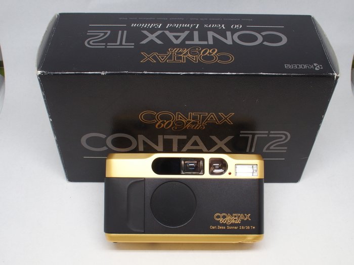 Contax T2 Gold 60 years in Limited Edition - Catawiki
