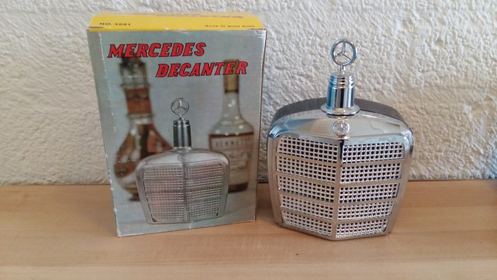 Mercedes grill Flask decanter whisky bottle
