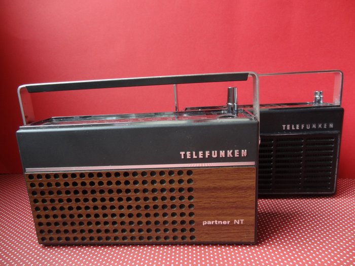 2 rare Telefunken Transistor Radios - Partner 200 & Partner NT - 1960s